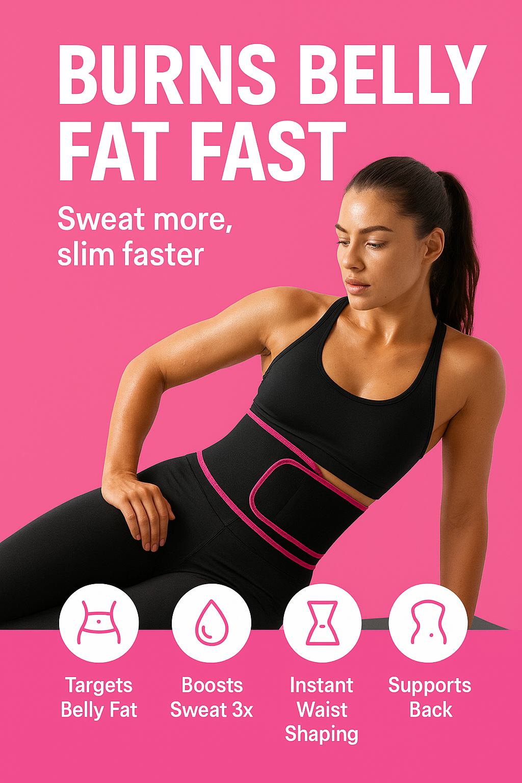 Shapex HeatFit™ Waist Trimmer — Burn Fat Fast